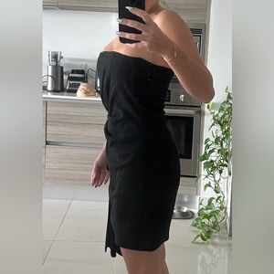 SAINT LAURENT black minidress